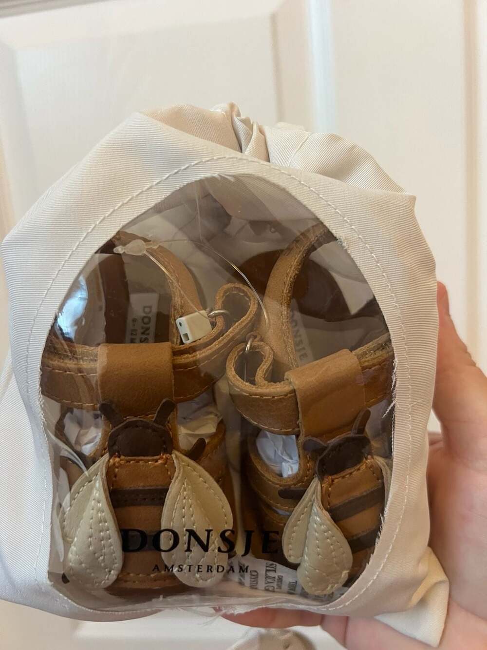 Donsje Leather Tuti Bee Sandals in Camel Classic Leather